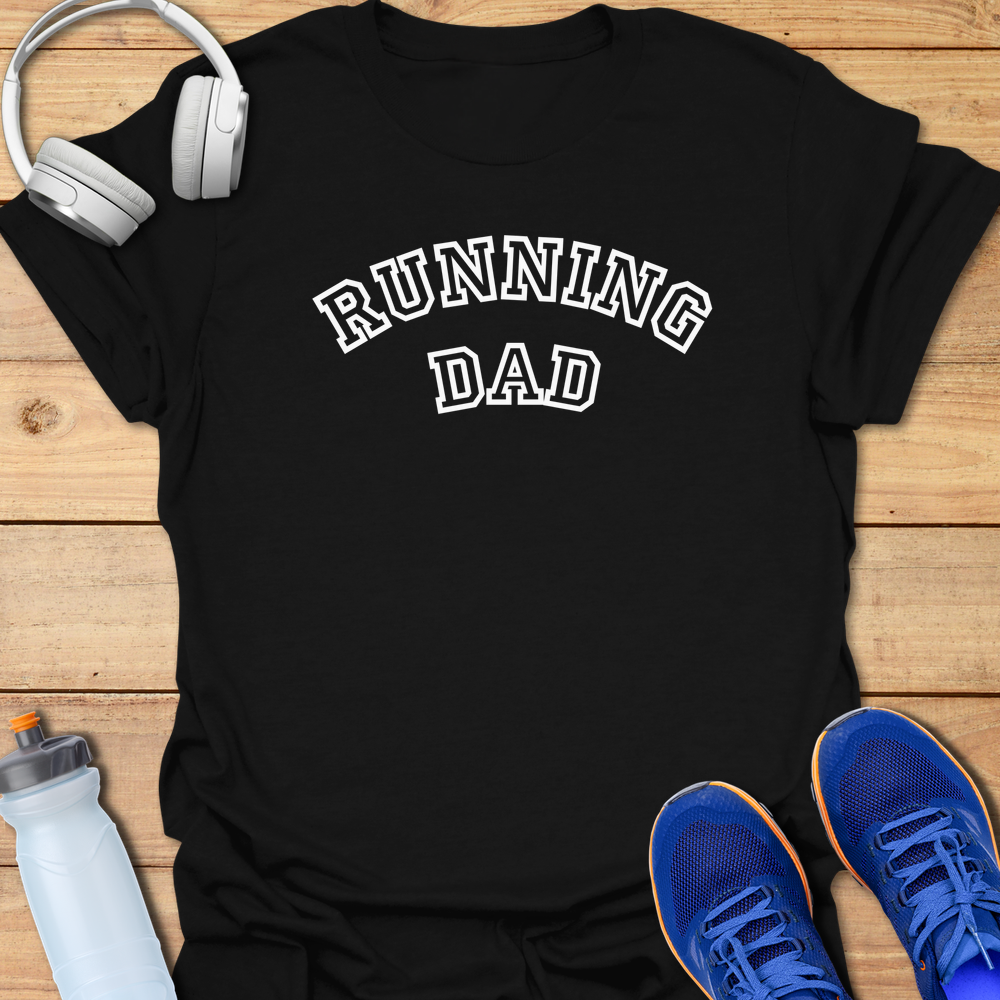 Running Dad College Style - Black