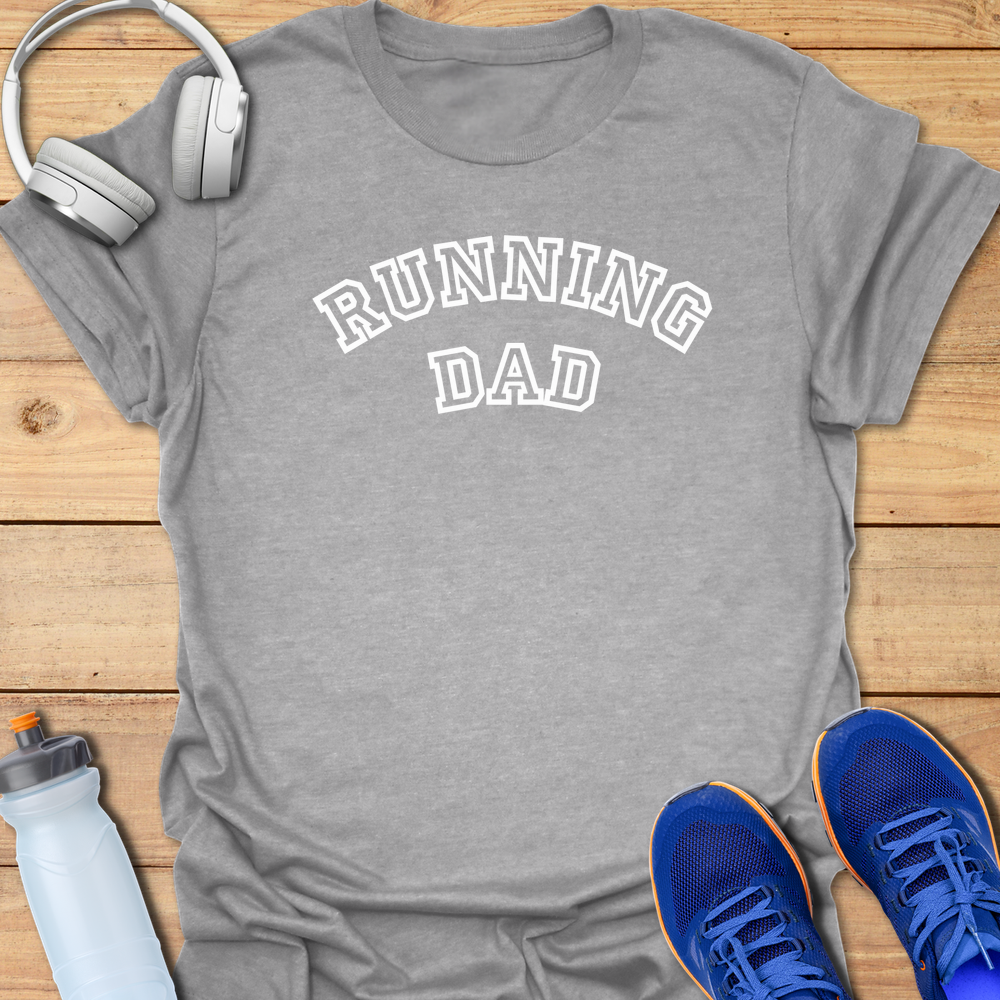 Running Dad College Style - Sport Grey