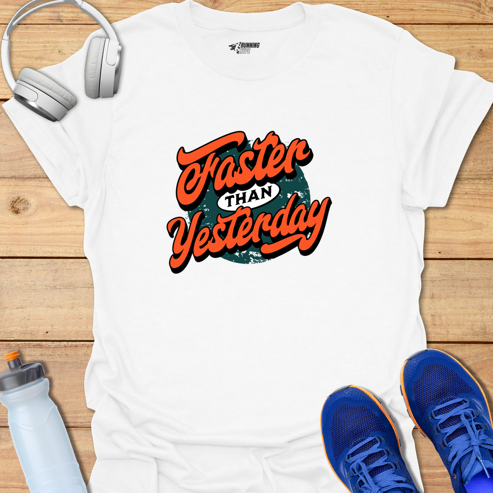 Faster Than Yesterday - White