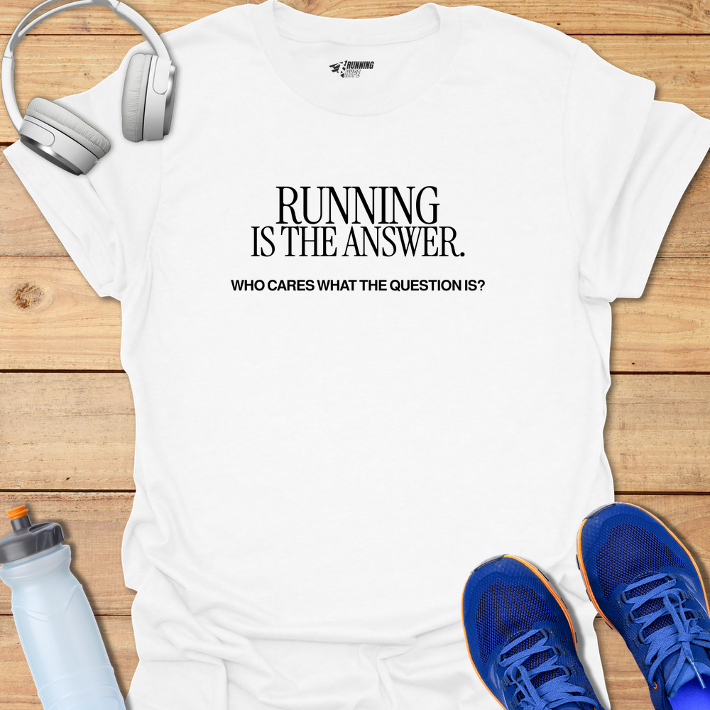 Running Is The Answer - White