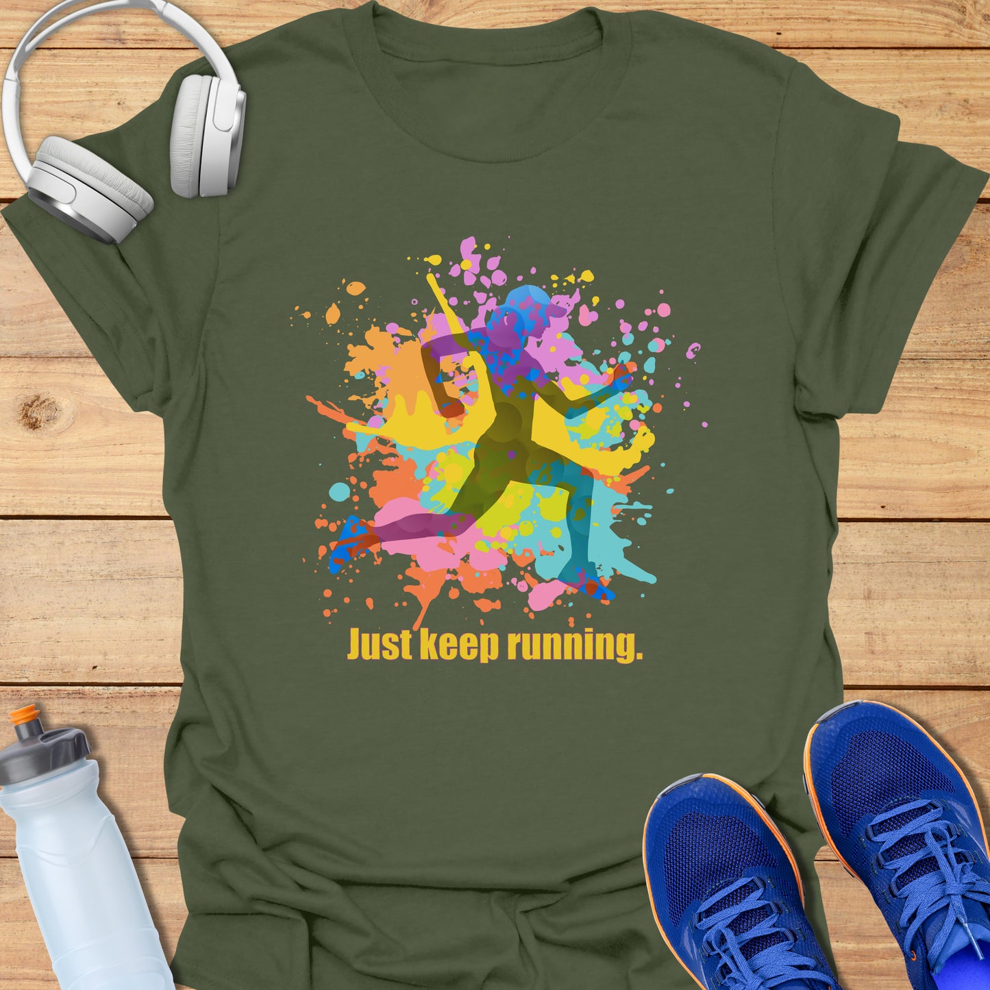 Just keep running. Colorsplash