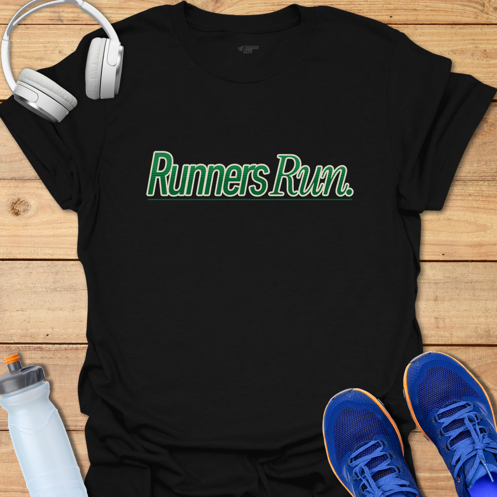 Runners Run. - Black
