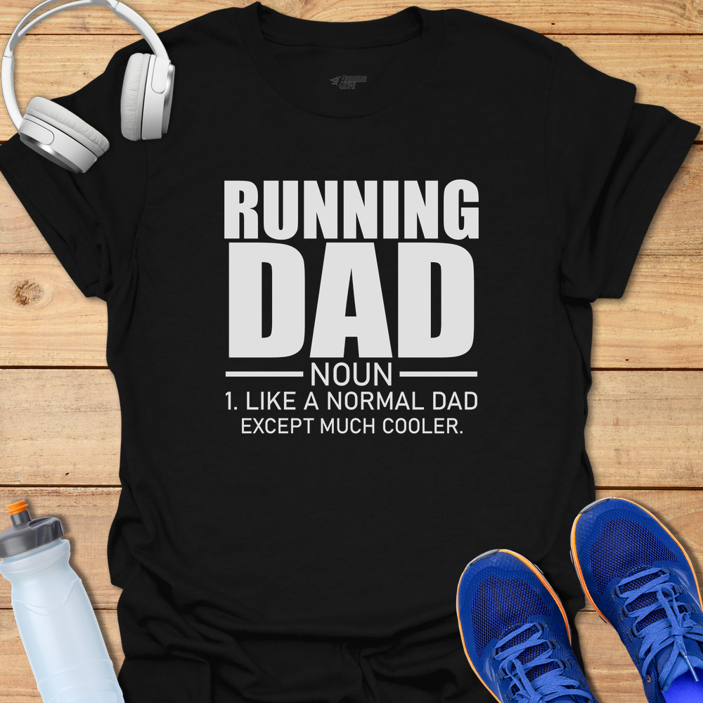 Running Dad Noun - Black