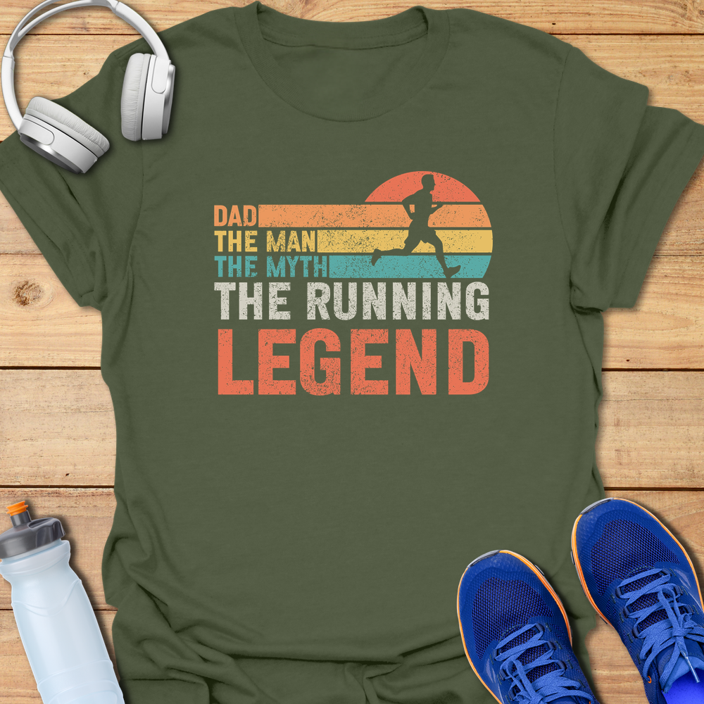 Dad The Legend - Military Green
