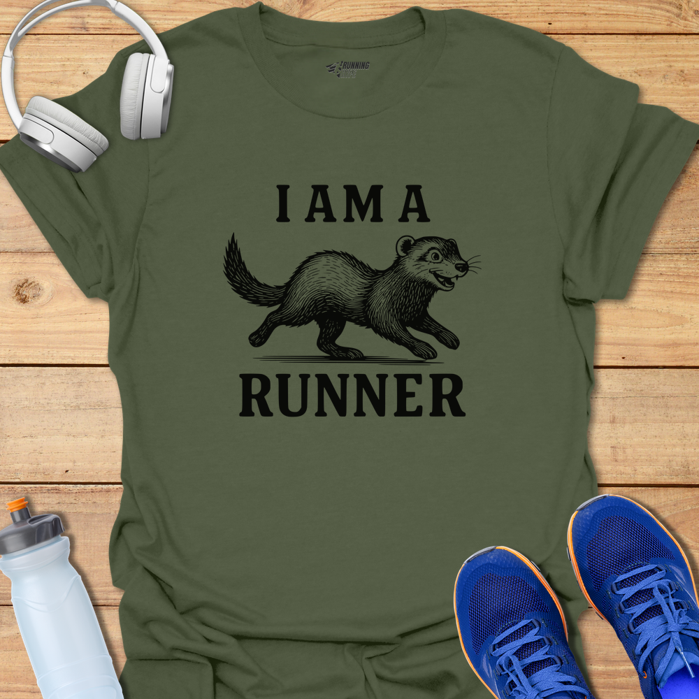 I'M A Runner - Military Green