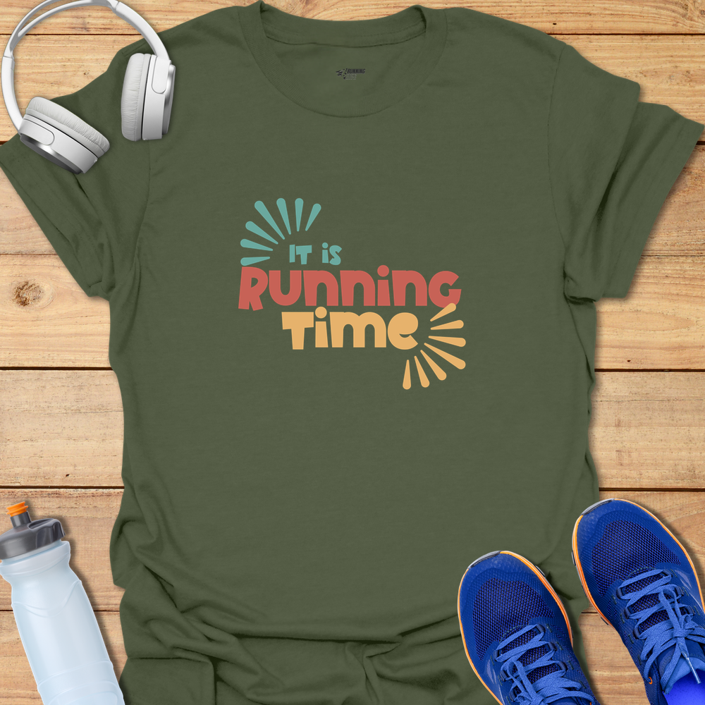 Running Time - Military Green