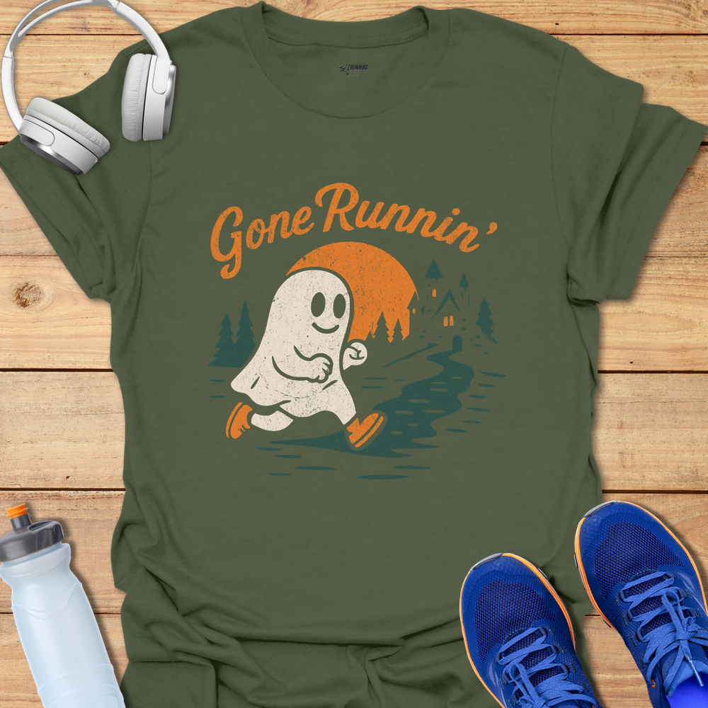 Spooky Gone Runnin' - Military Green