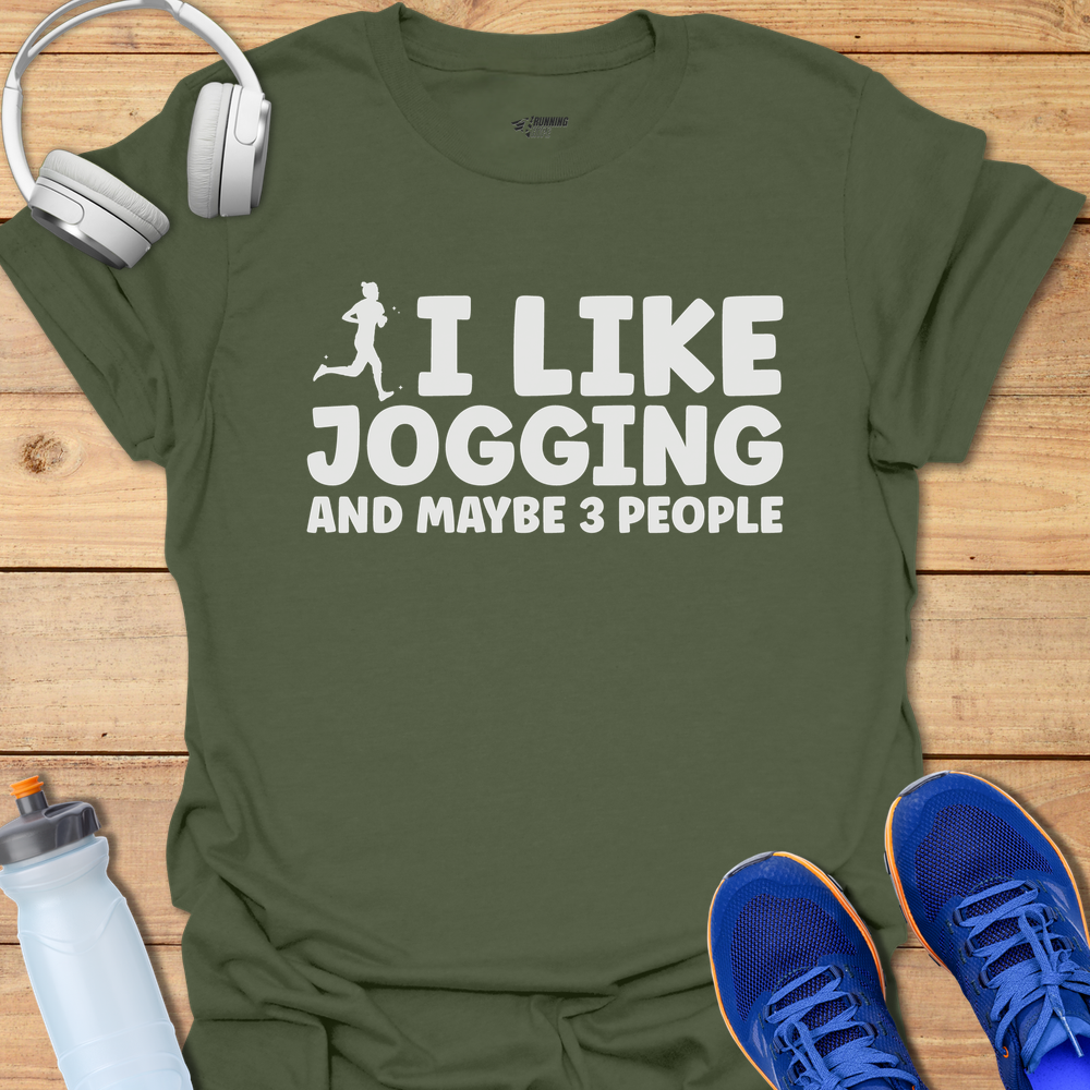I Like Jogging - Military Green