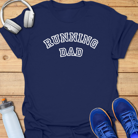 Running Dad College Style - Navy