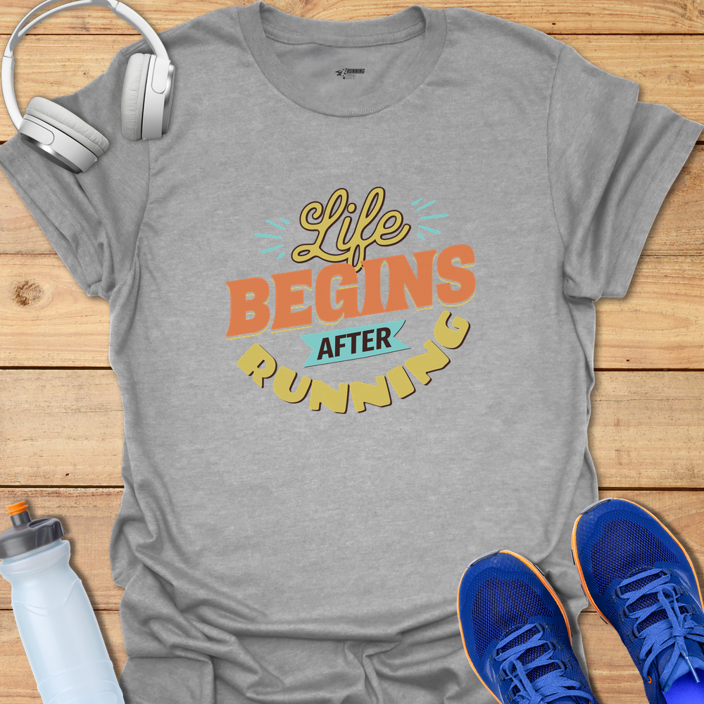 Life Begins After - Sport Grey