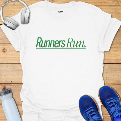 Runners Run. - White