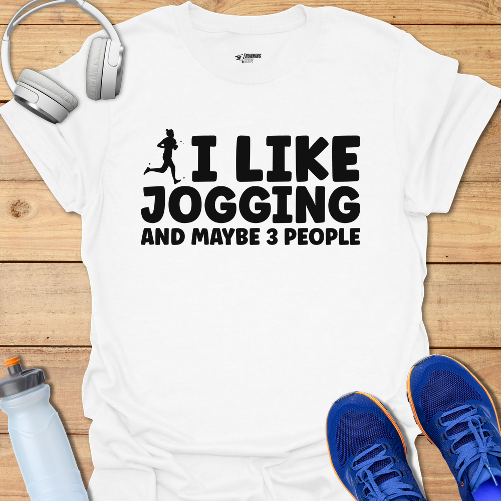 I Like Jogging - White