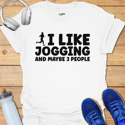 I Like Jogging - White