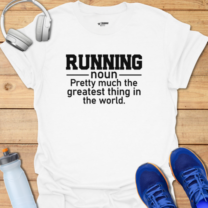 Running Noun - White