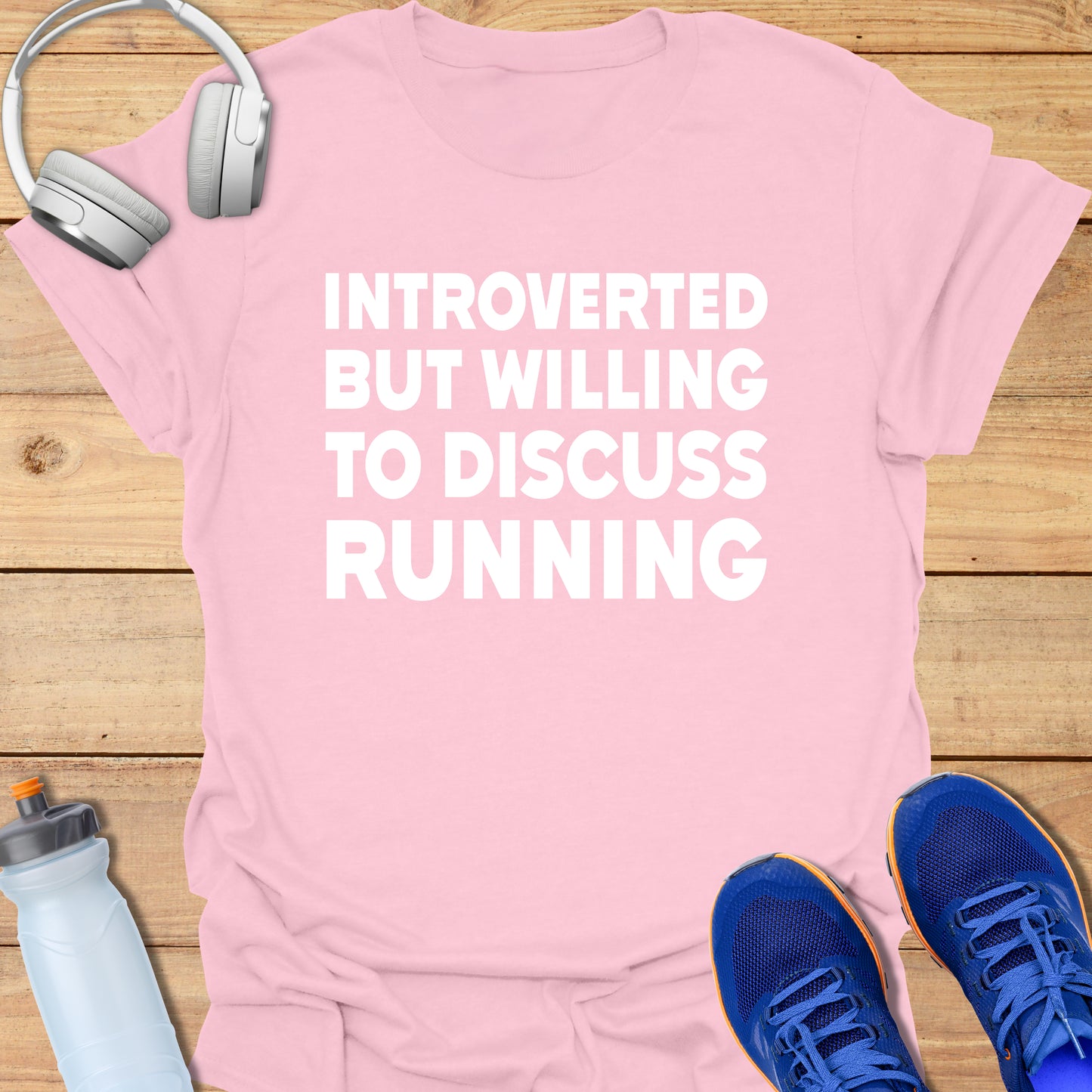 Introverted but will discuss running