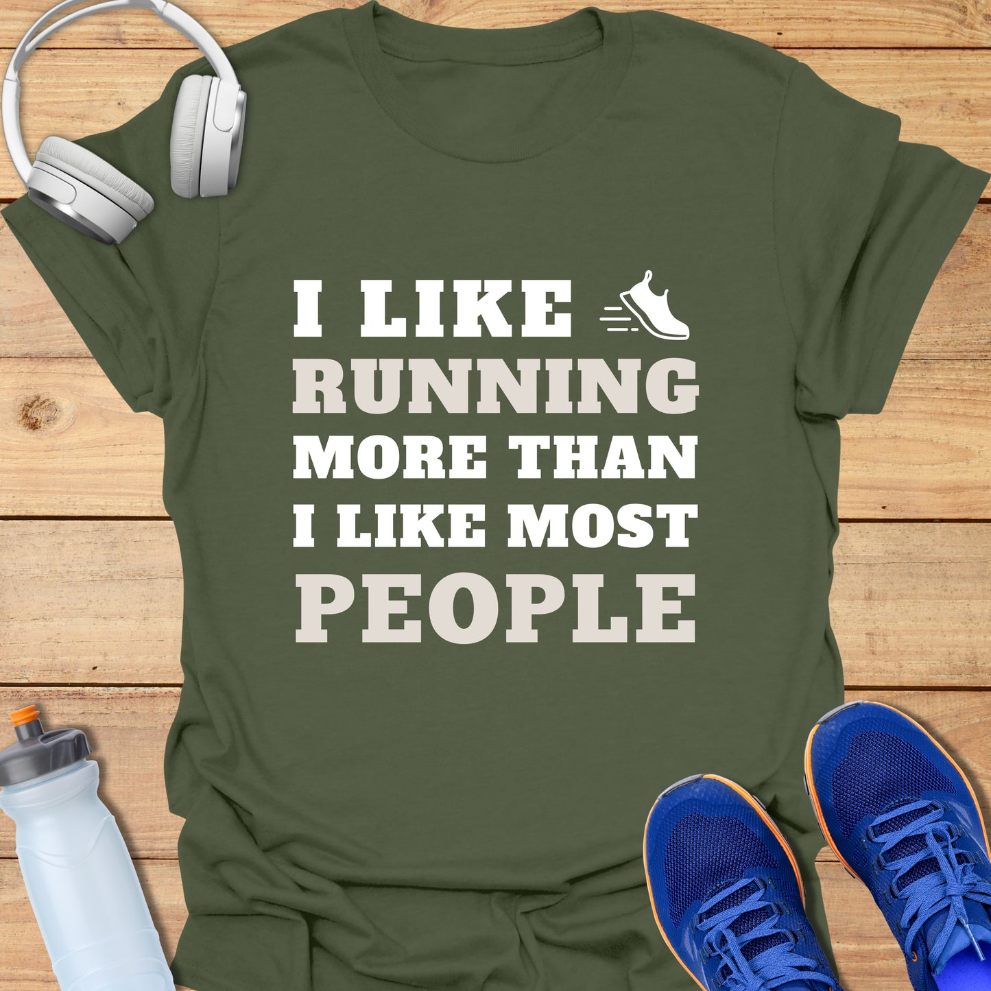 I like running more than most people