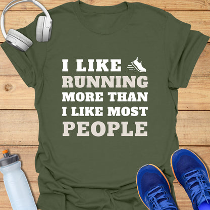 I like running more than most people