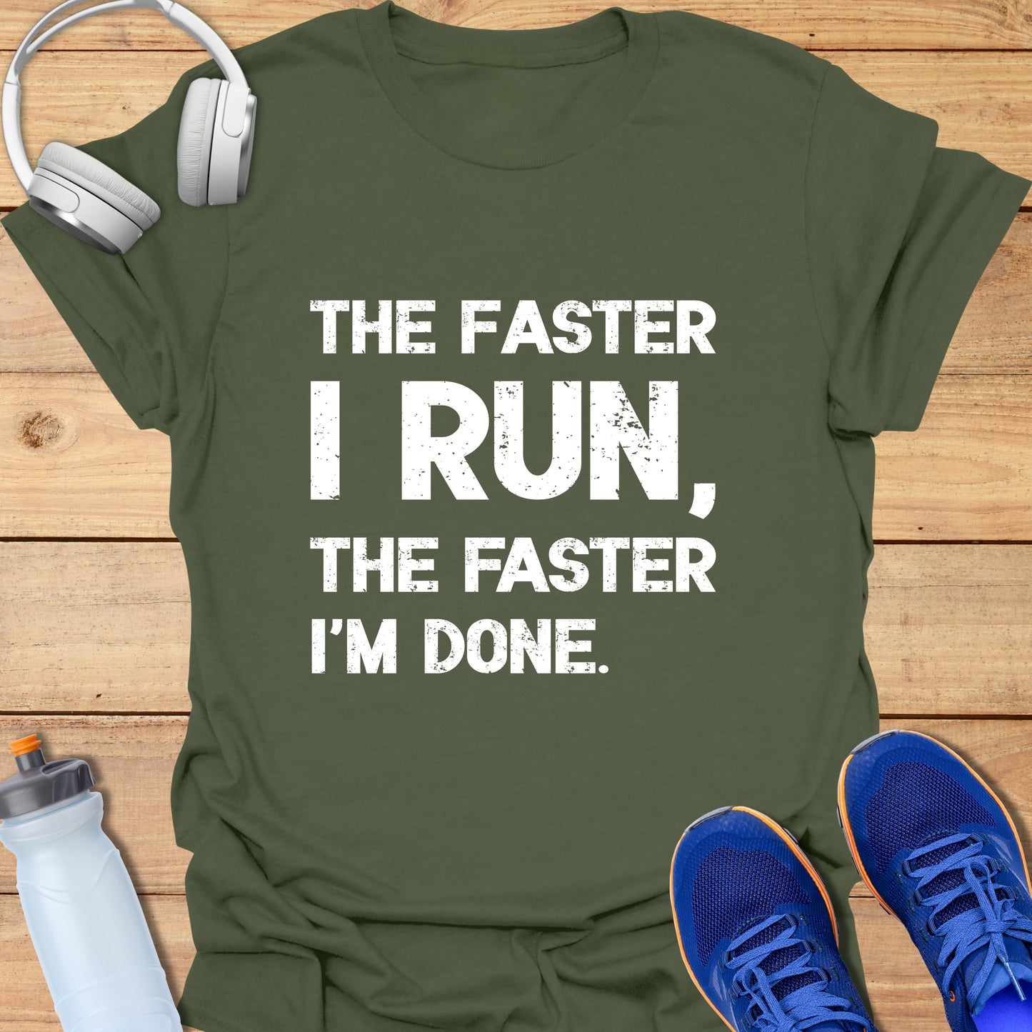 The faster I run the faster I'm done