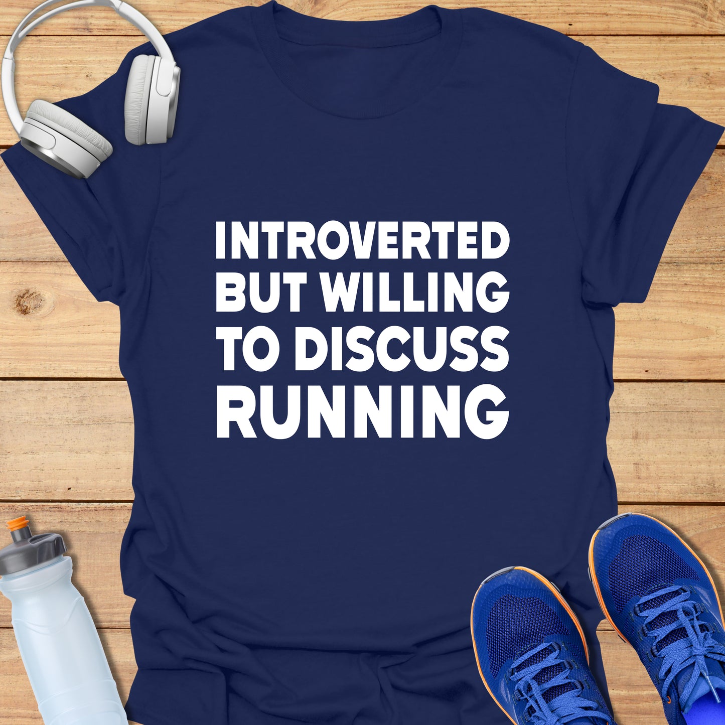 Introverted but will discuss running