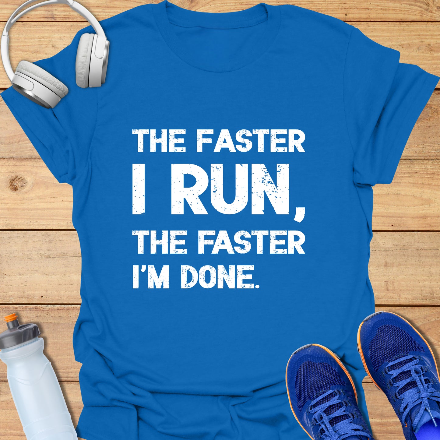 The faster I run the faster I'm done