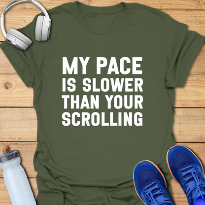 Slower Pace Than Scrolling